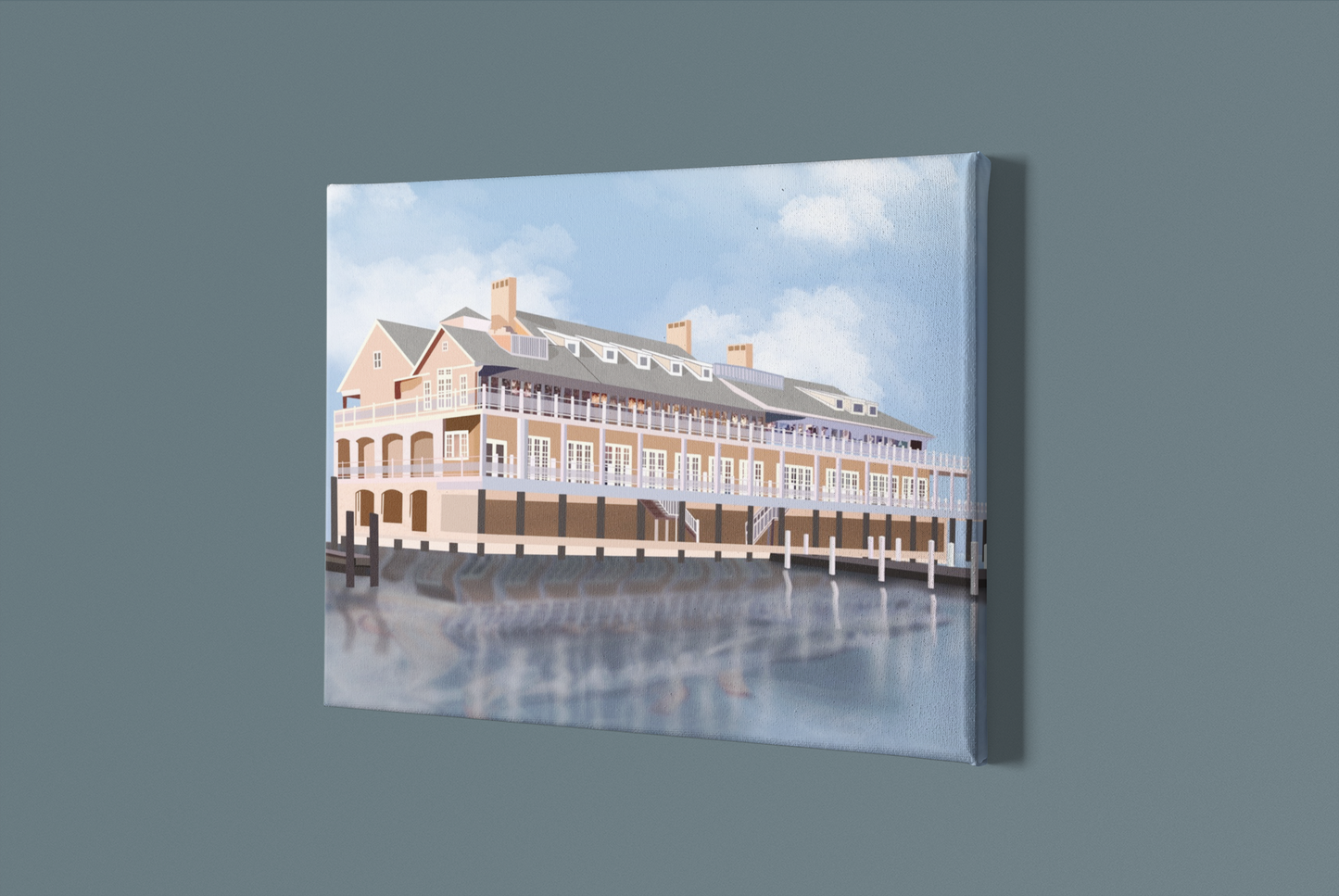 Bay Head Yacht Club Art Print | Poster