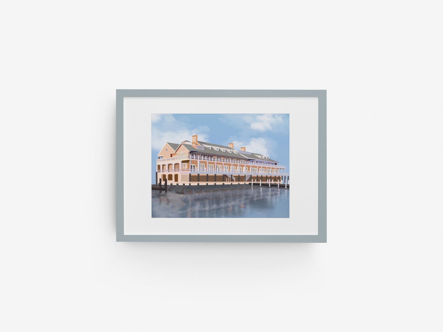 Bay Head Yacht Club Art Print | Poster