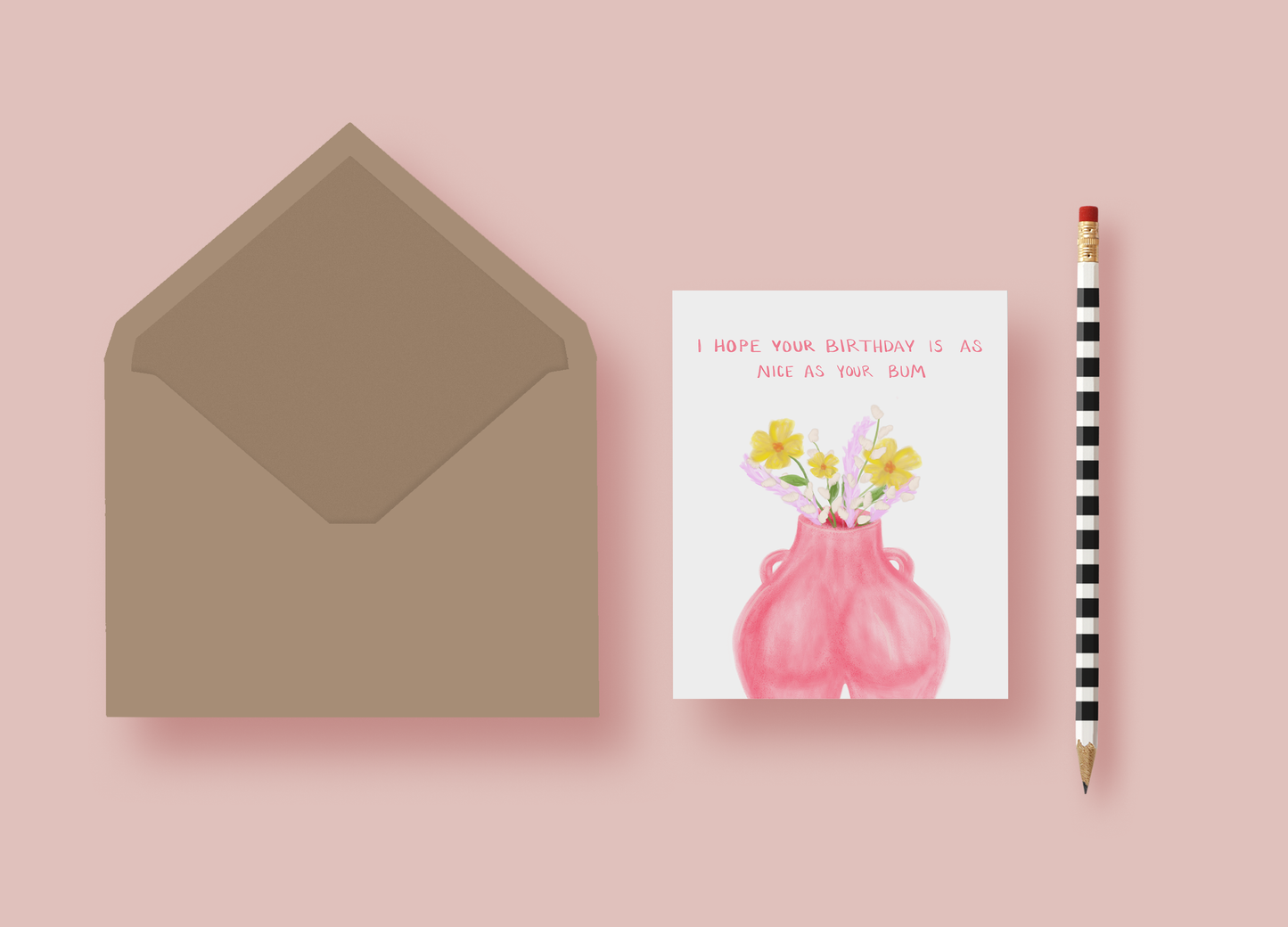 Booty Birthday Card
