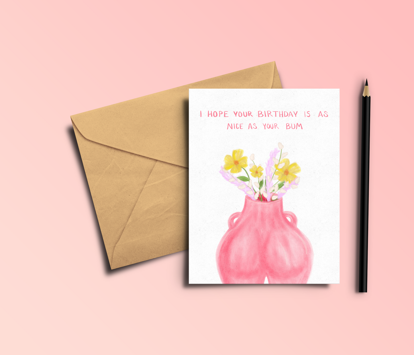 Booty Birthday Card