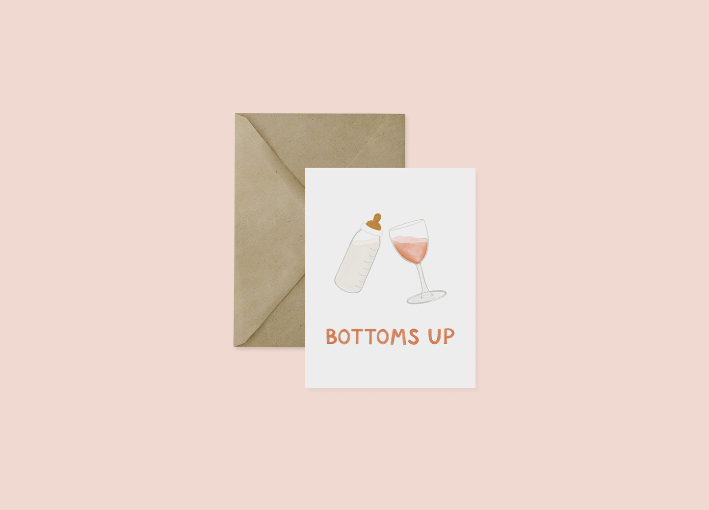 Bottoms Up Baby Greeting Card