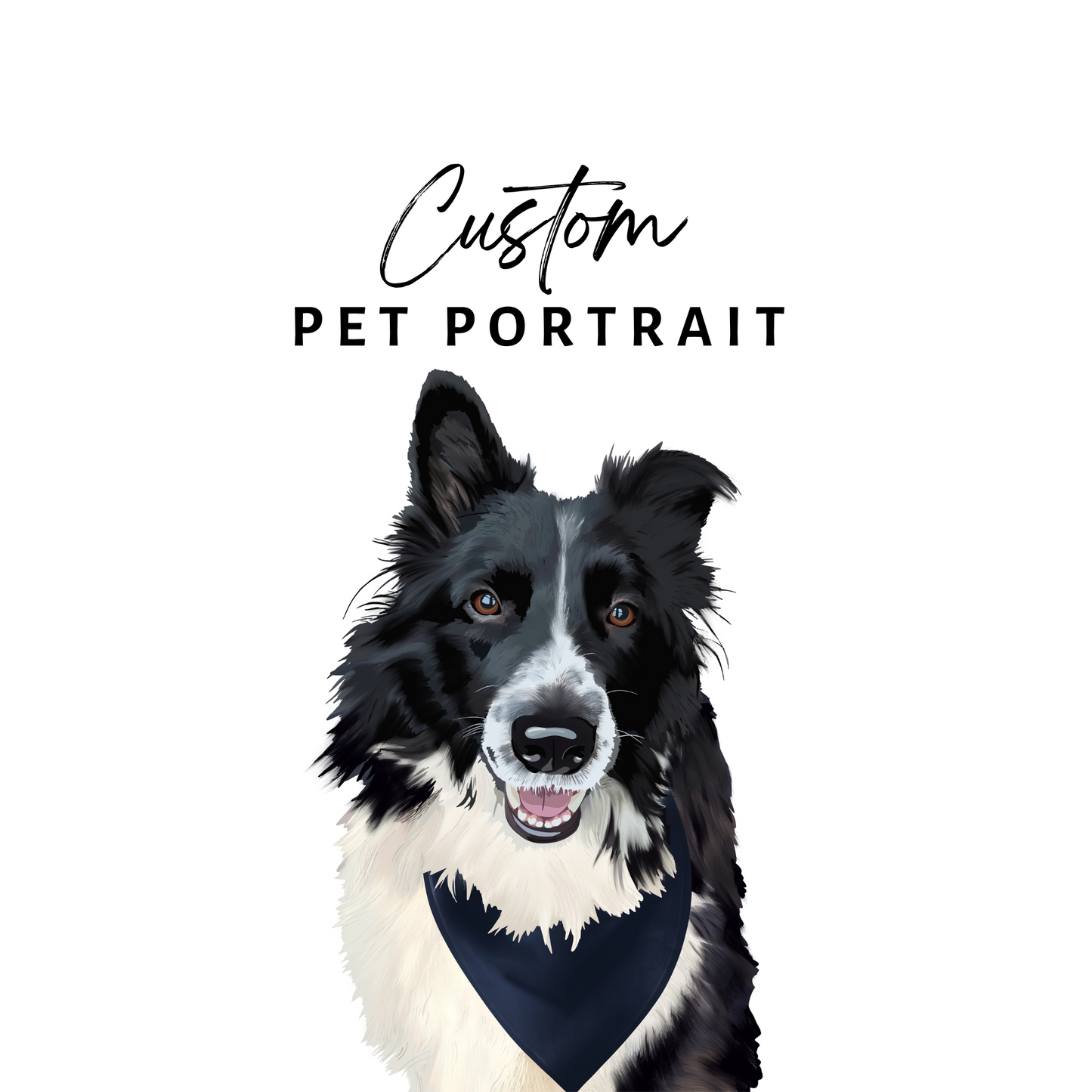 Custom pet portrait - there's no better way to commemorate your favorite furry friend (or furry child!). Gift a custom drawing of your childhood dog or cat for your parents? You'll be their new favorite child. Did we mention these bad boys are completely hand drawn!? To get yours today: hand drawing of dog cat, rabbit, ferret, personalized gift