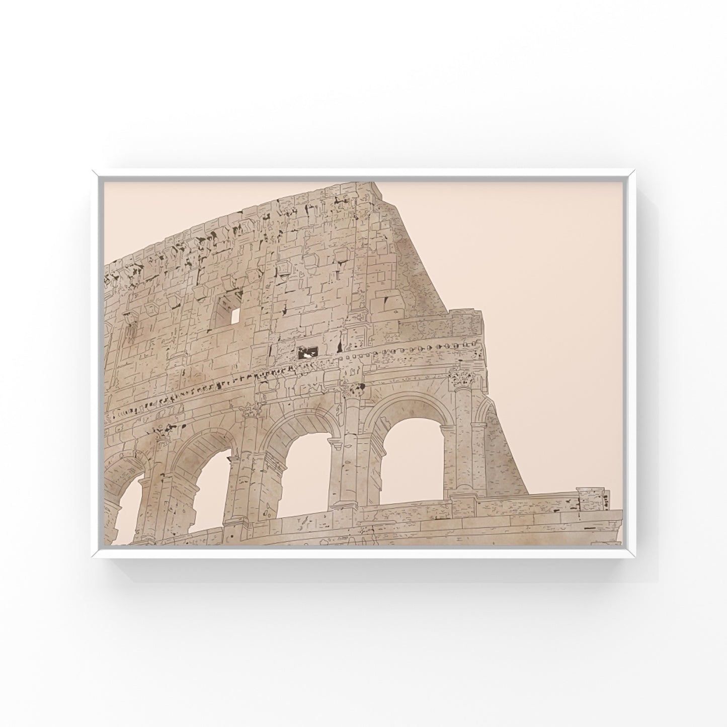 Colosseum art print - Rome wall art