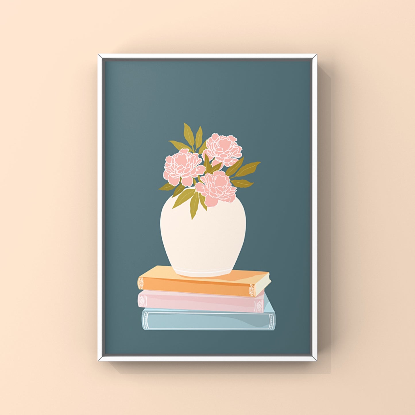 Book Lover Wall Art Print