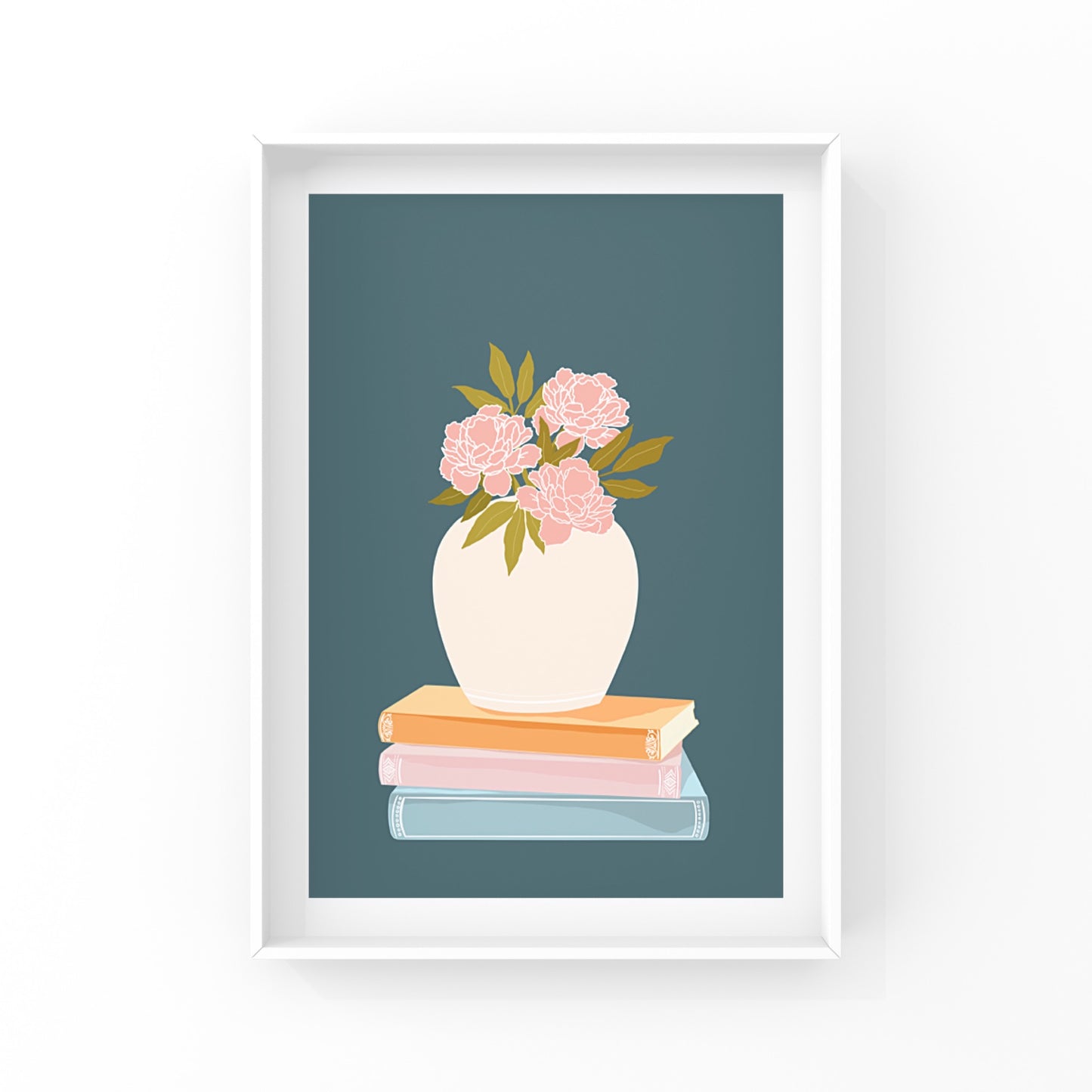 Book Lover Wall Art Print
