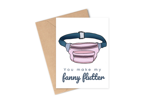 Fanny Flutter Greeting Card