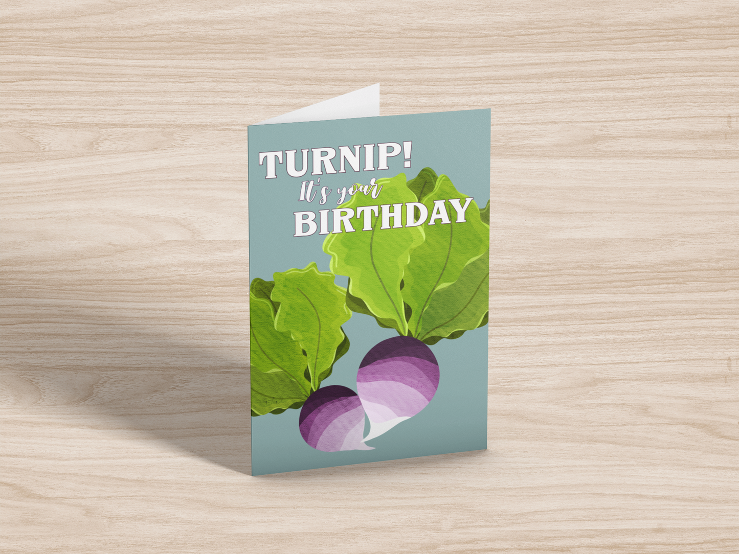 Turnip Birthday Card
