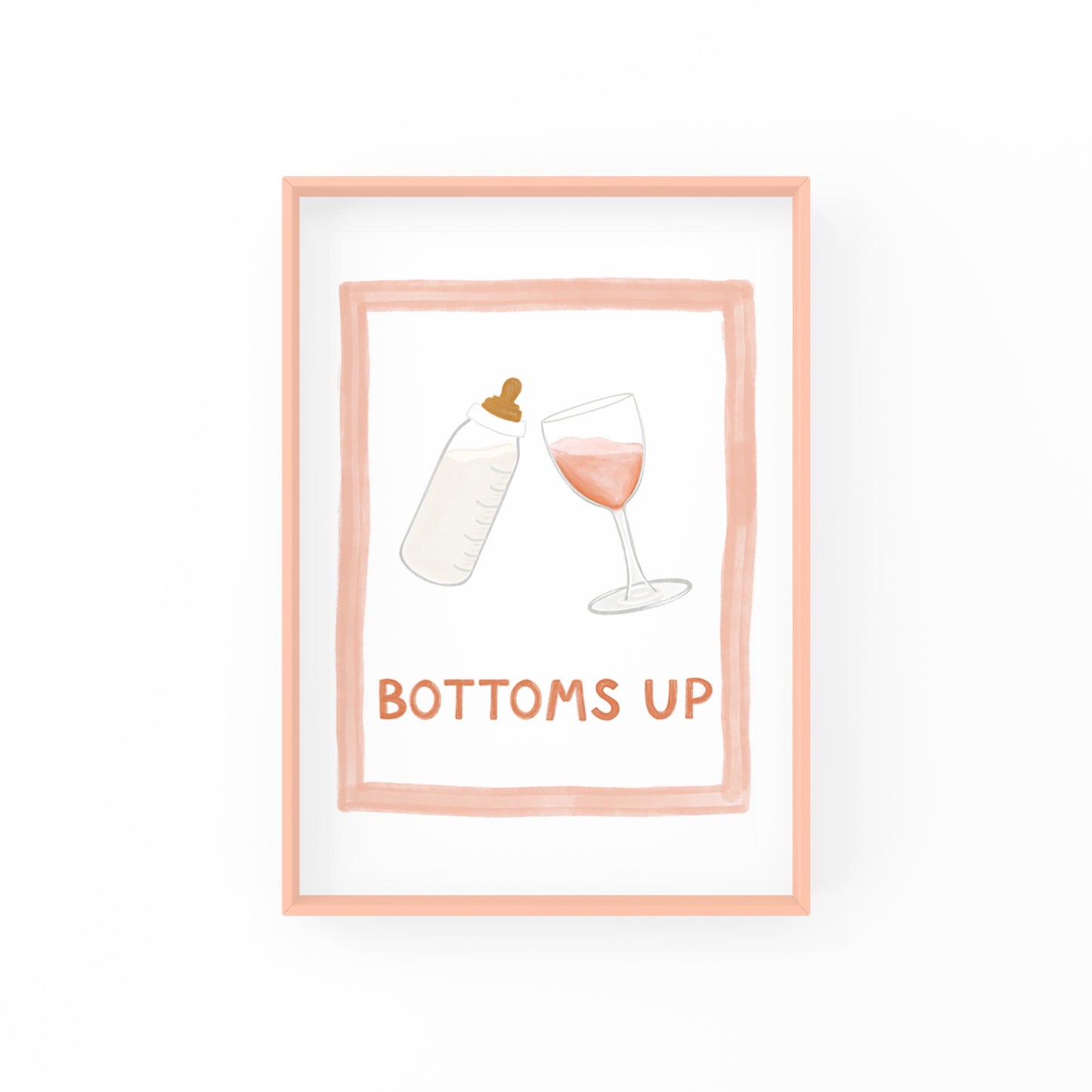 Bottoms Up Baby Art Print