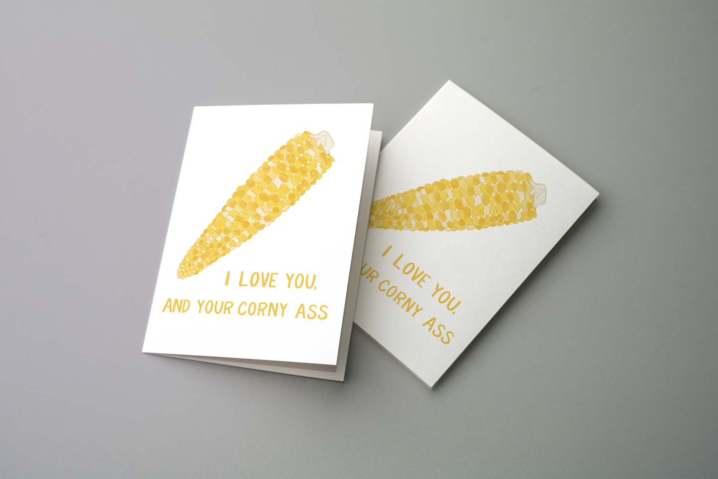 hand illustrated greeting card, handmade, unique, goofy, cheesy, corny, valentine's, galentine's, birthday, anniversary, sweetness day