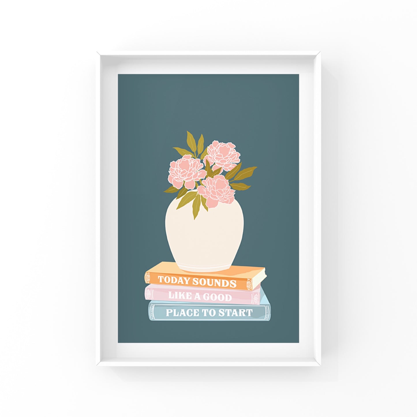 positivity, motivational quote wall art print