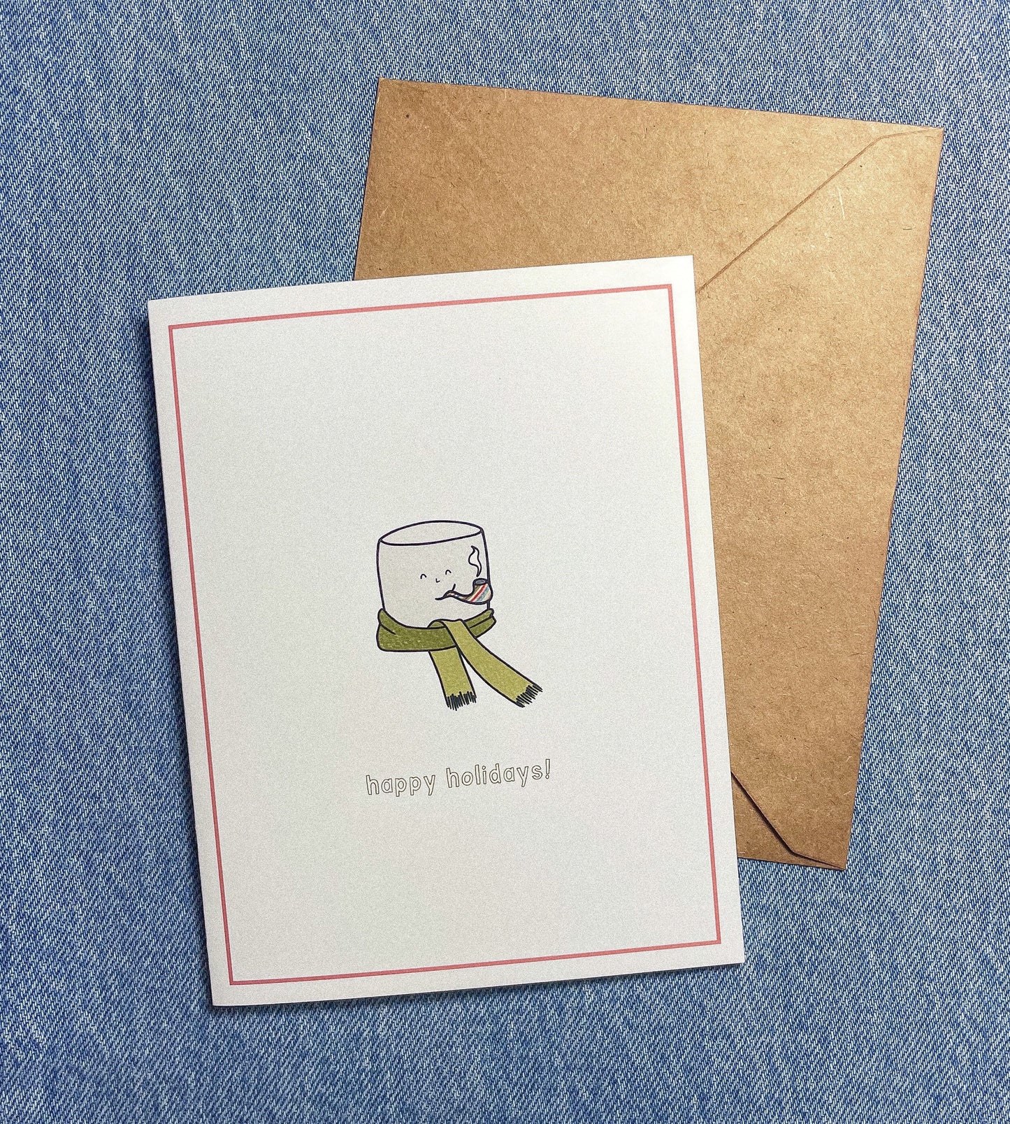 Christmas Card - Cozy Marshmallow
