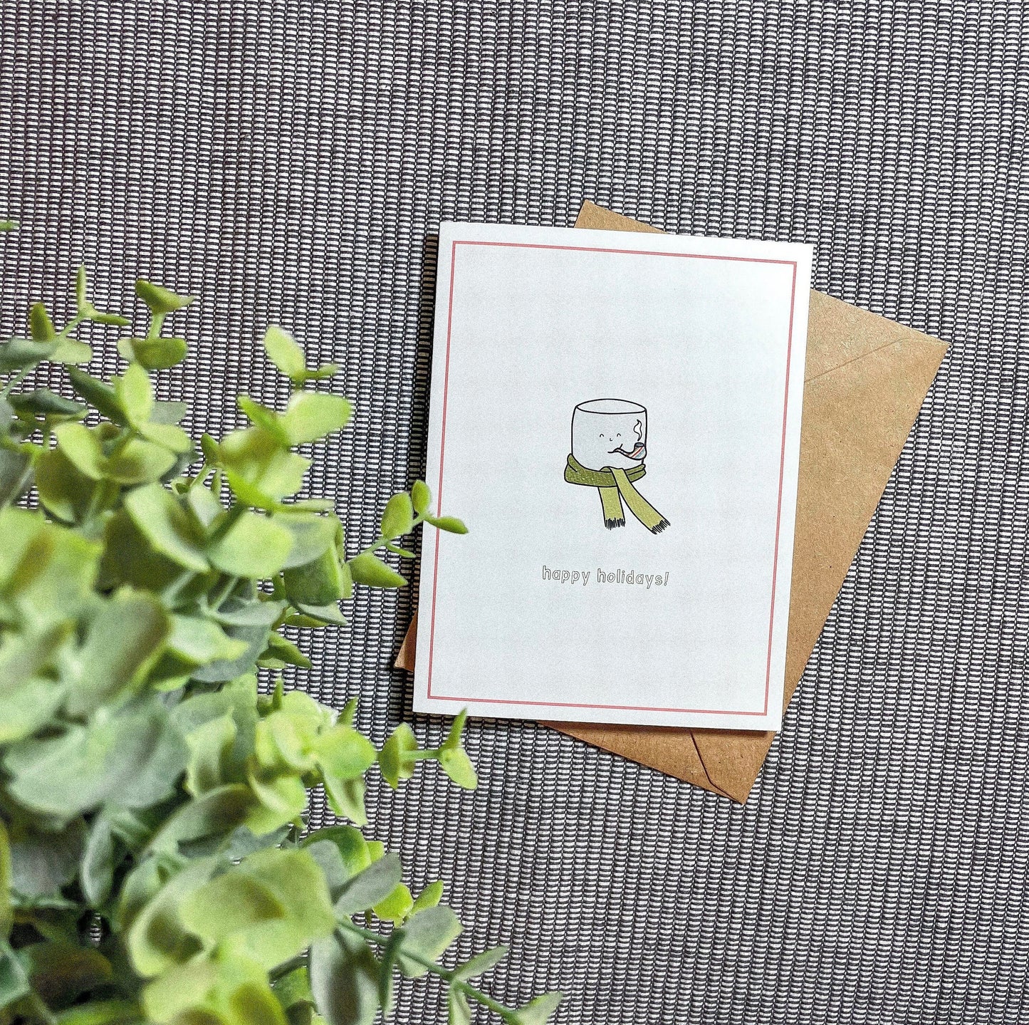 Christmas Card - Cozy Marshmallow