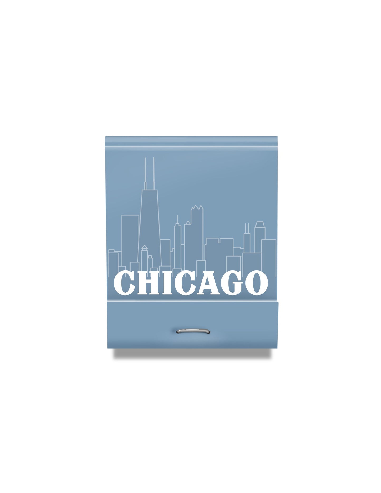 Chicago Skyline Matchbook Art Print