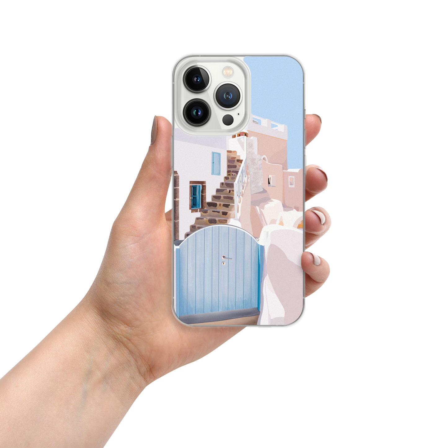 Greece cityscape iPhone Case - Greek Art