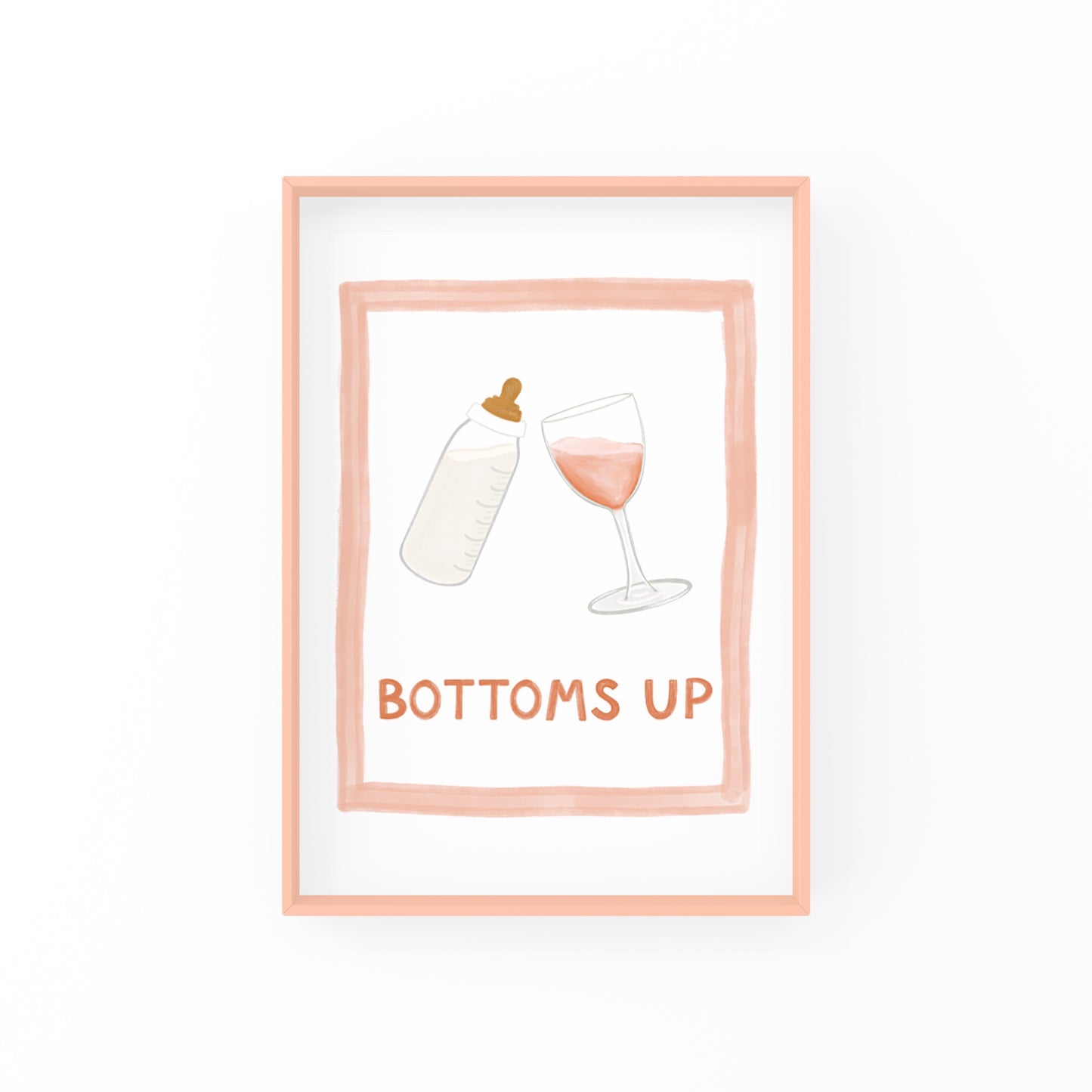 Bottoms Up Baby Art Print