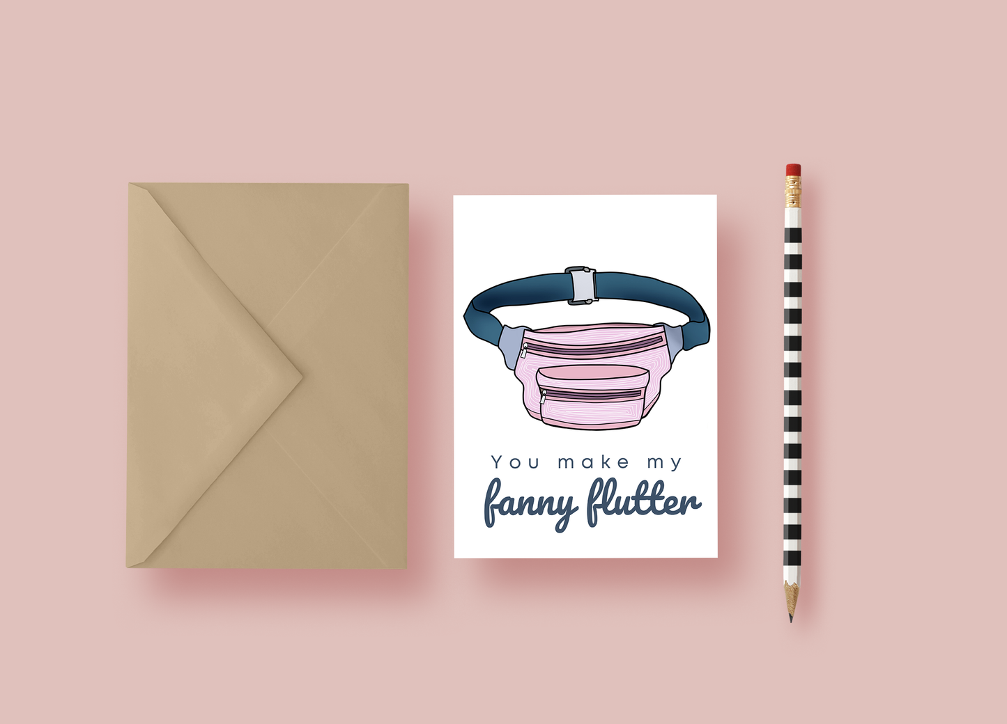 Fanny Flutter Greeting Card