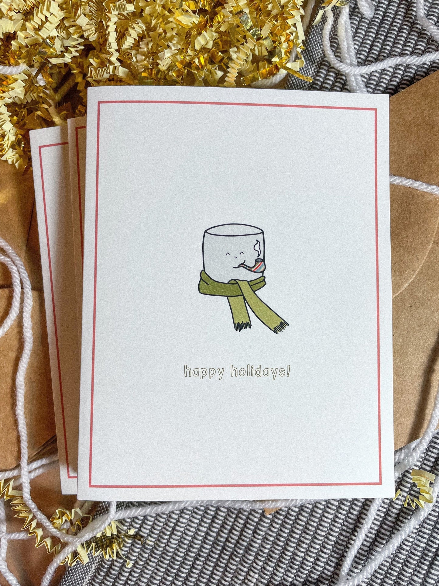 Christmas Card - Cozy Marshmallow