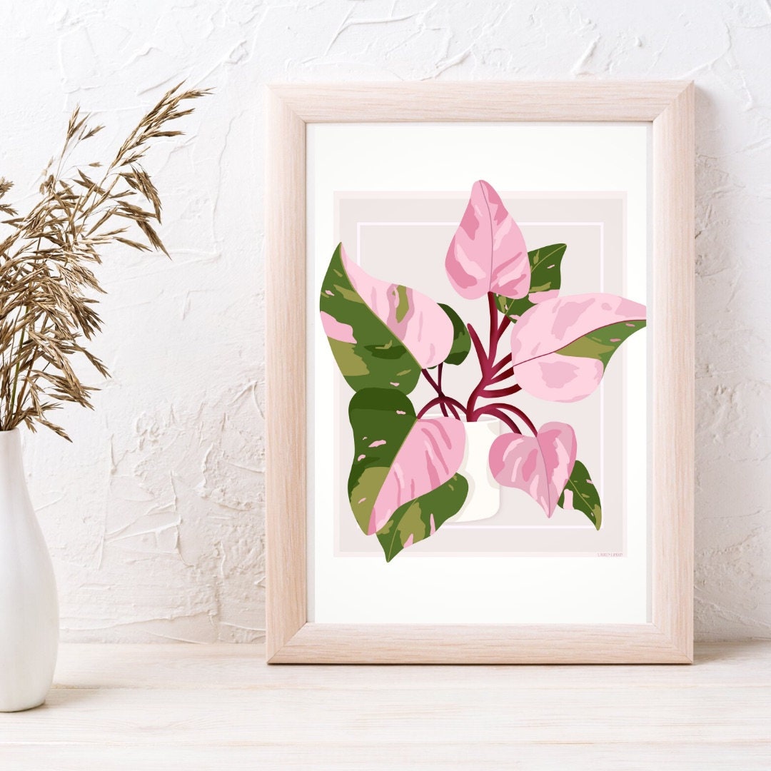 houseplant art print