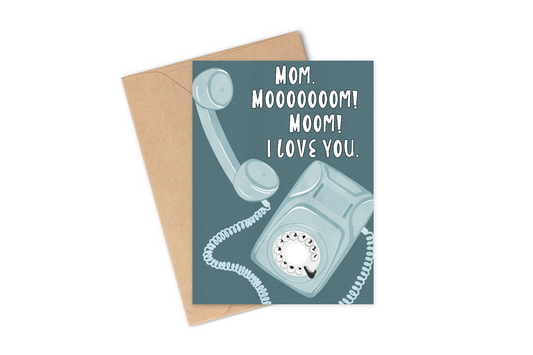 Funny Mother's Day Card | Blue