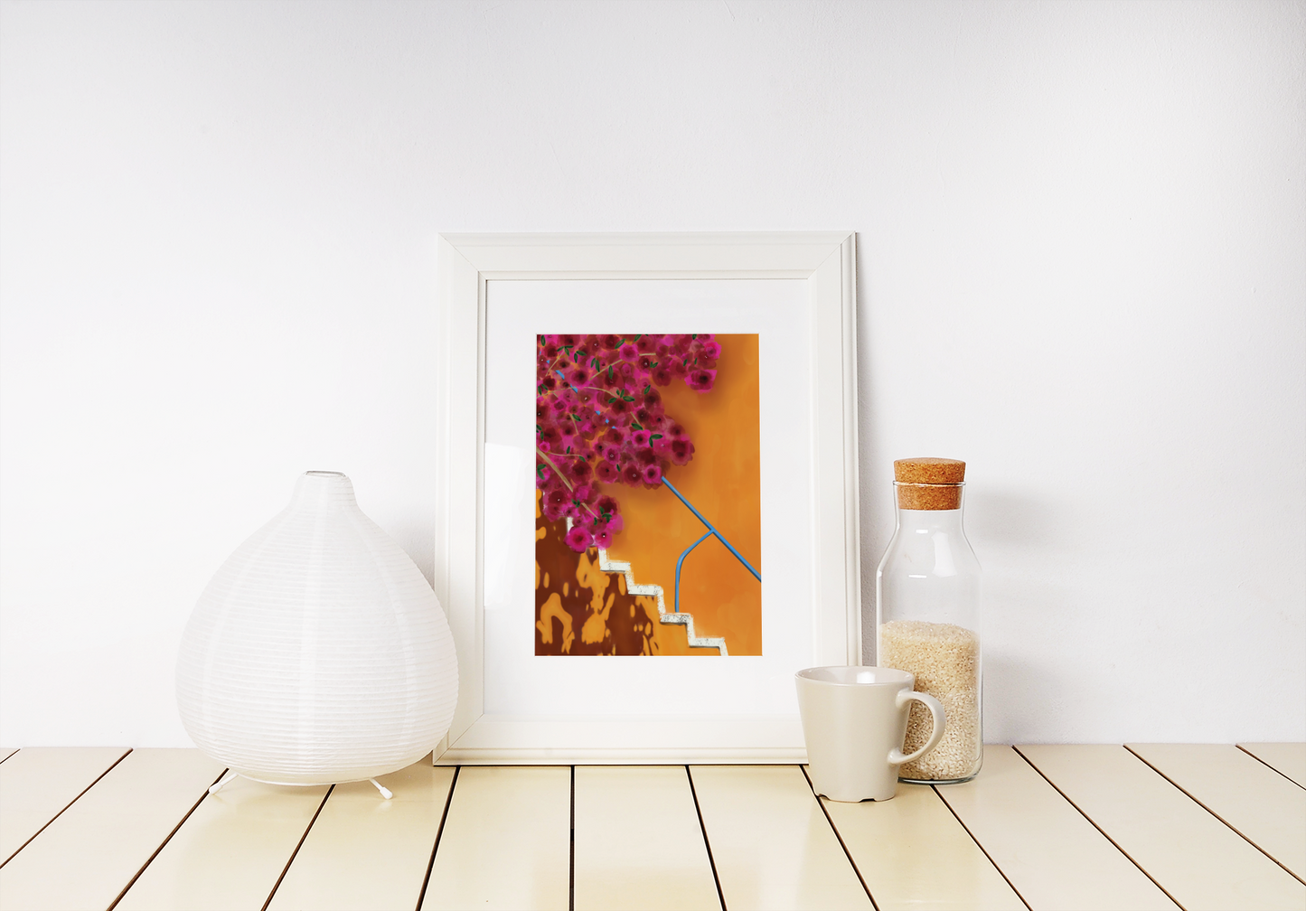 bright and cheerful wall art print, home decor